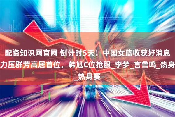 配资知识网官网 倒计时5天！中国女篮收获好消息，力压群芳高居首位，韩旭C位抢眼_李梦_宫鲁鸣_热身赛